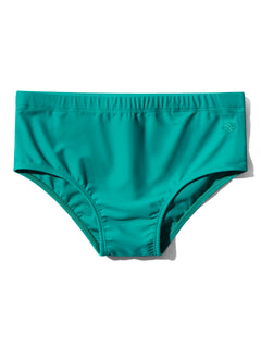 image of swimwear sunga in Menta green front view by Bas Bains